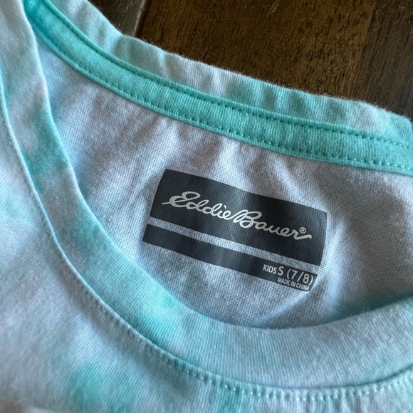 Eddie Bauer Girls 7/8 When it Rains Look For Rainbows T Shirt 🌈 - Picture 2 of 2